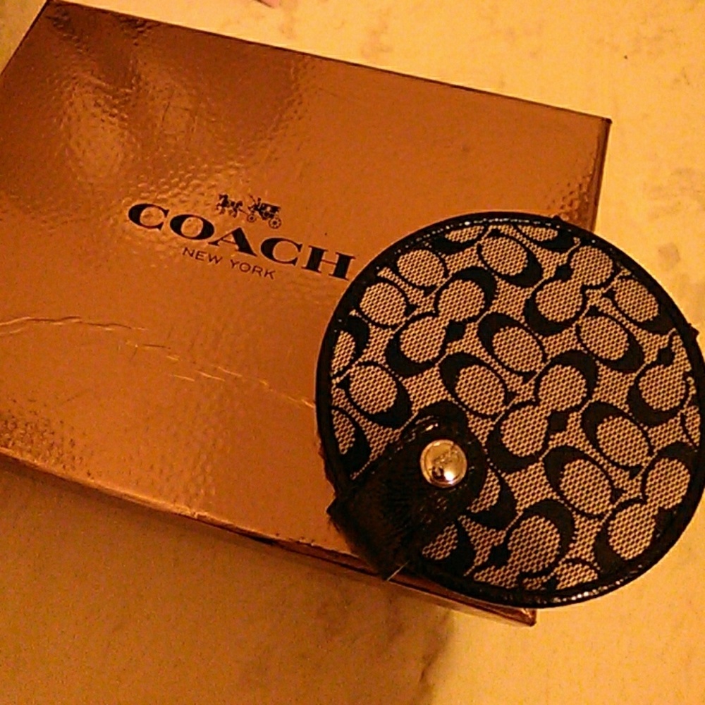 Authentic Coach compact mirror